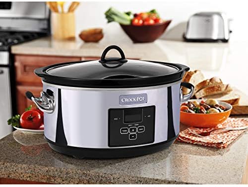 7 Quart Programmable Slow Cooker – Polished Platinum - Curated Catalog O7
