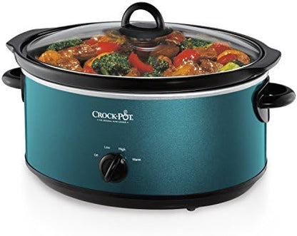 7 Quart Manual Slow Cooker – Turquoise - Curated Catalog T3