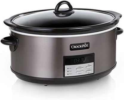 8 Quart Programmable Slow Cooker with Auto Warm - Curated Catalog L1