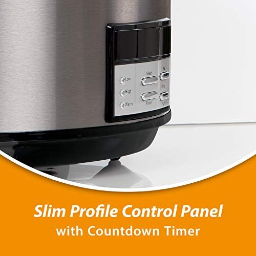 8 Quart Programmable Slow Cooker with Auto Warm - Curated Catalog L1