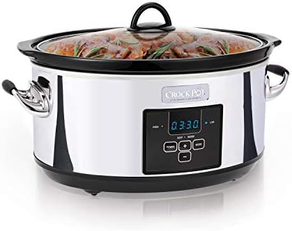 7 Quart Programmable Slow Cooker – Polished Platinum - Curated Catalog O7
