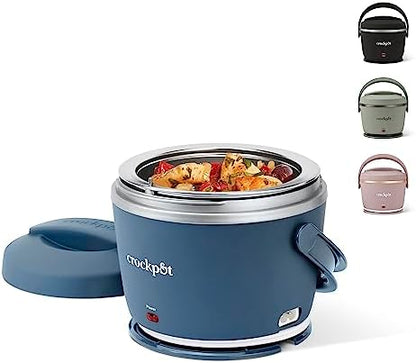 Electric Lunch Box Food Warmer 20oz – Faded Blue - Curated Catalog O1