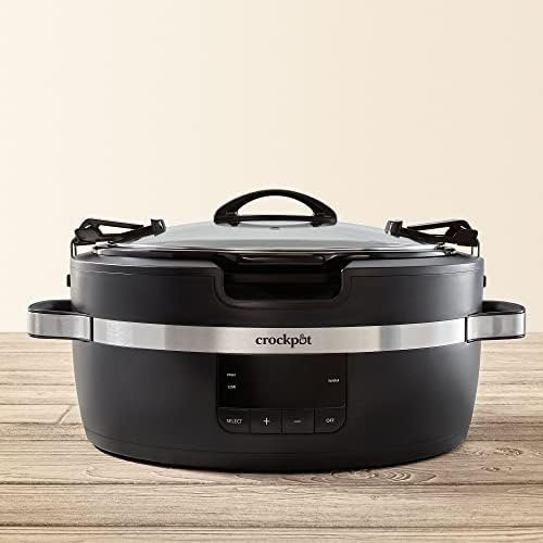 Thermoshield 6 Quart Slow Cooker with Carry Handles - Curated Catalog Y4