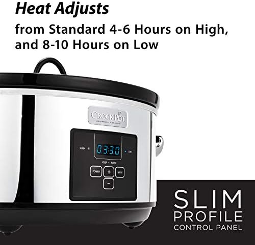7 Quart Programmable Slow Cooker – Polished Platinum - Curated Catalog O7