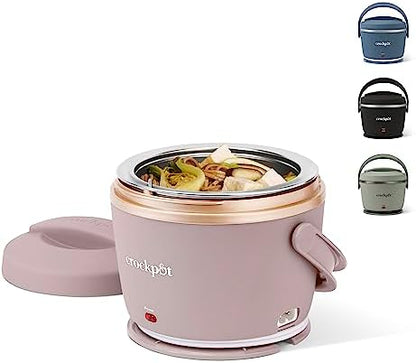 Electric Lunch Box Food Warmer 20oz – Blush Pink - Curated Catalog K6