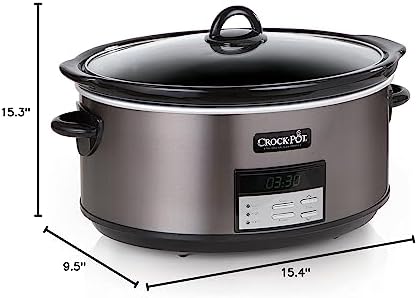 8 Quart Programmable Slow Cooker with Auto Warm - Curated Catalog L1