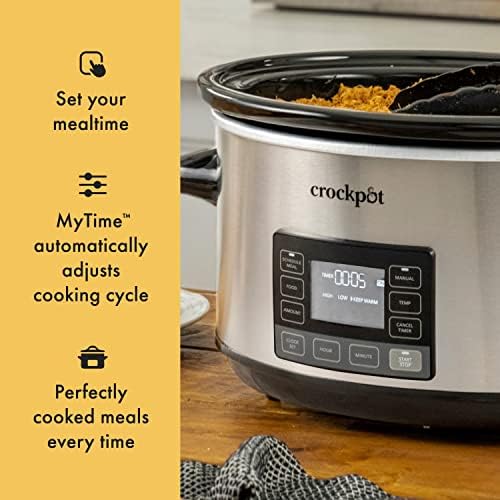 7 Quart Portable Programmable Slow Cooker with Timer - Curated Catalog M1
