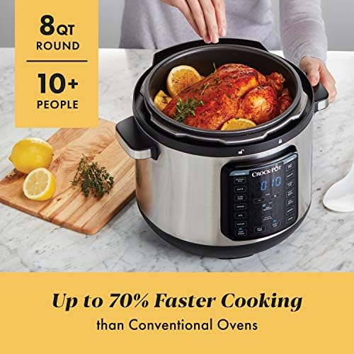 8 Quart Express Crock Multi-Use Pressure Cooker - Curated Catalog X4