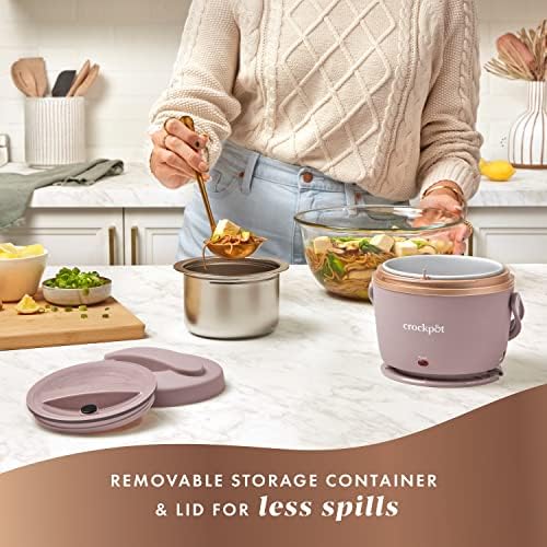 Electric Lunch Box Food Warmer 20oz – Blush Pink - Curated Catalog K6