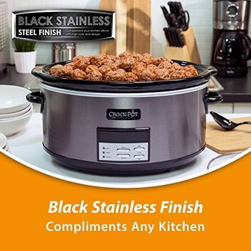 8 Quart Programmable Slow Cooker with Auto Warm - Curated Catalog L1