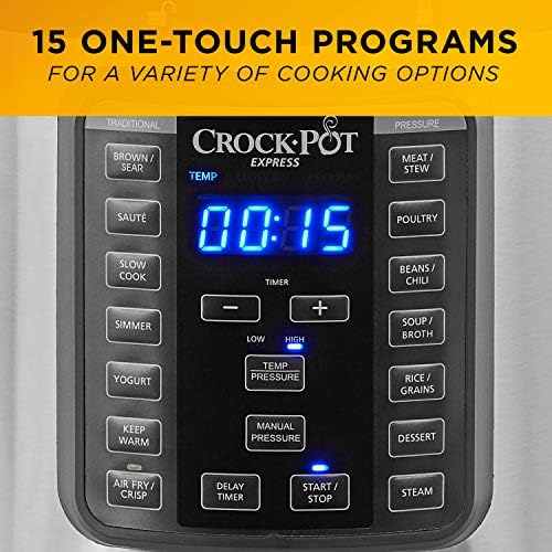 Express Crisp 8 Quart 10-in-1 Pressure Cooker - Curated Catalog W0