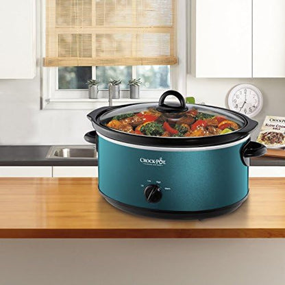 7 Quart Manual Slow Cooker – Turquoise - Curated Catalog G5