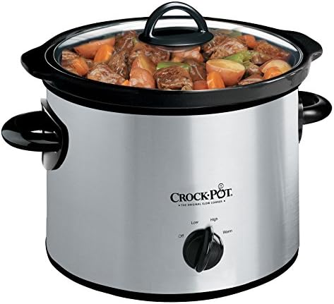 3 Quart Manual Slow Cooker – Silver - Curated Catalog U0