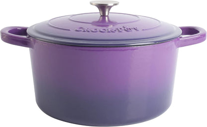 3 Quart Enameled Cast Iron Dutch Oven – Aqua - Curated Catalog F6