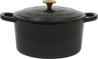 3 Quart Enameled Cast Iron Dutch Oven – Aqua - Curated Catalog F6