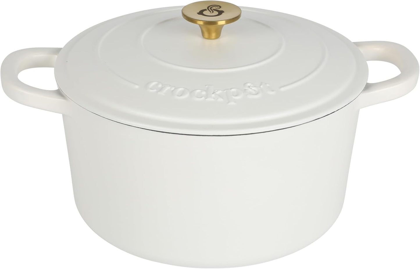 3 Quart Enameled Cast Iron Dutch Oven – Aqua - Curated Catalog F6