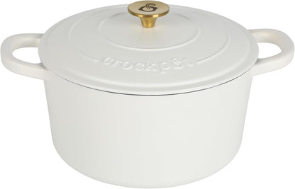 3 Quart Enameled Cast Iron Dutch Oven – Aqua - Curated Catalog F6
