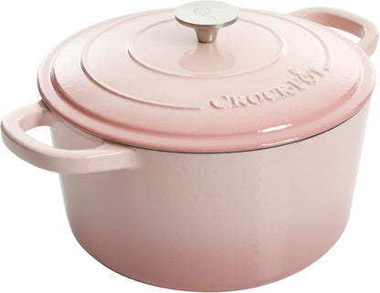 3 Quart Enameled Cast Iron Dutch Oven – Aqua - Curated Catalog F6