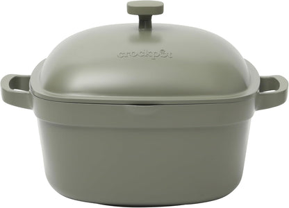 3 Quart Enameled Cast Iron Dutch Oven – Aqua - Curated Catalog F6