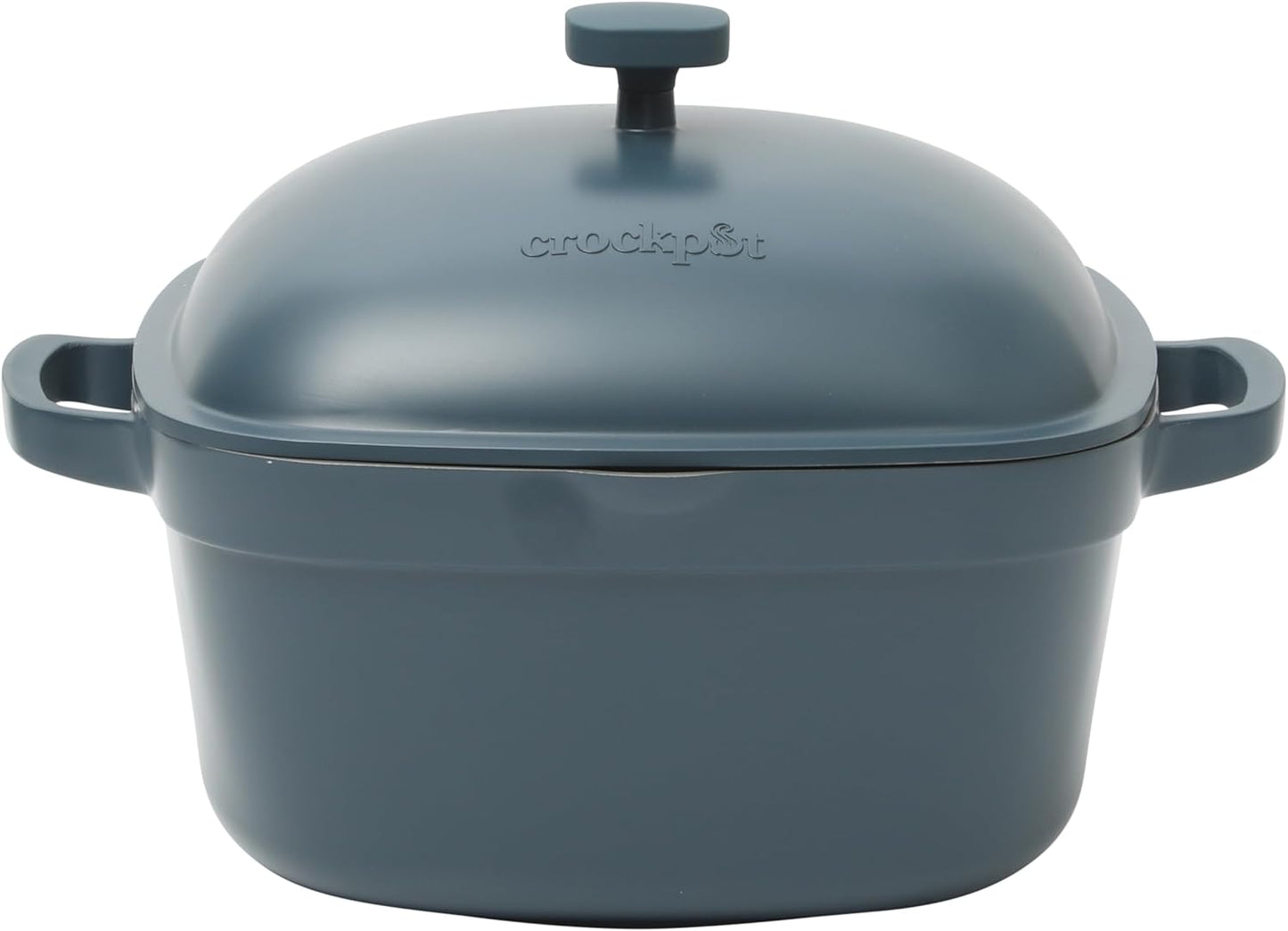 3 Quart Enameled Cast Iron Dutch Oven – Aqua - Curated Catalog F6
