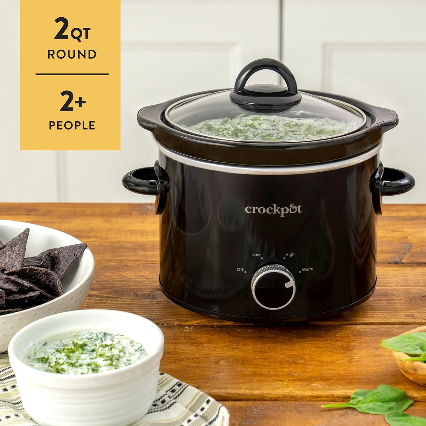 2 Quart Mini Slow Cooker – Classic Compact Cooker - Curated Catalog W6